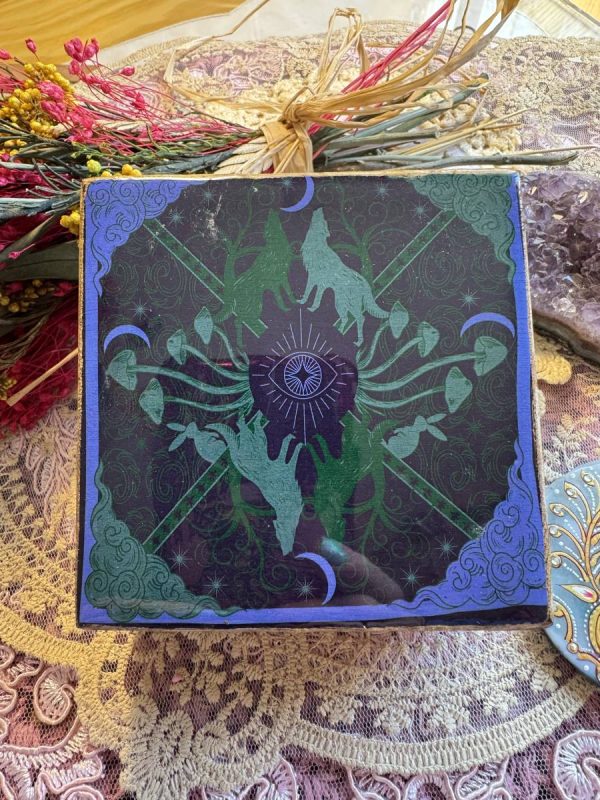 Caja cuadrada Pequeña 10x10x4,2cm - Lobo & Luna
