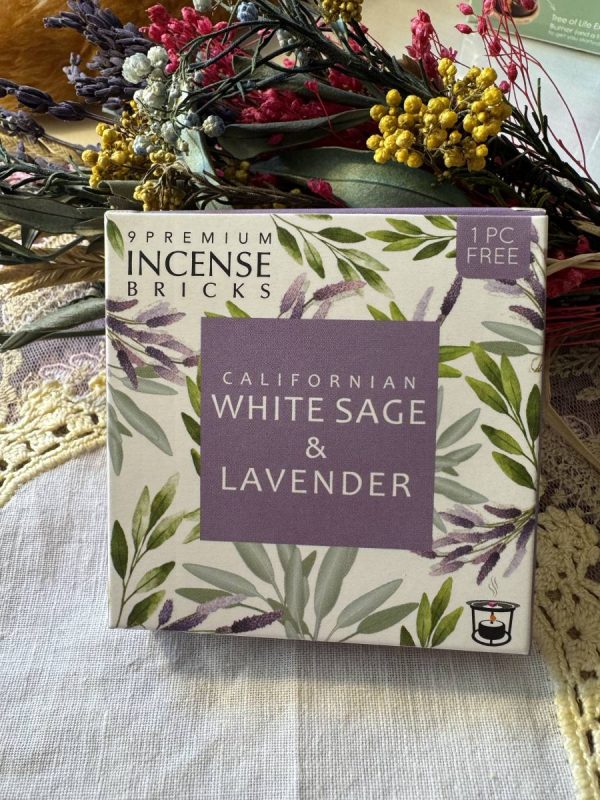 Aromafume Ladrillos Salvia Blanca y Lavanda