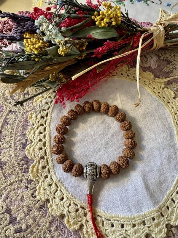 Mala/pulsera rudraksha mantra 21 granos