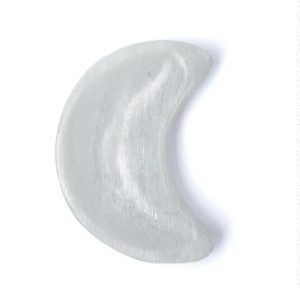 Cuenco de selenita en forma de luna