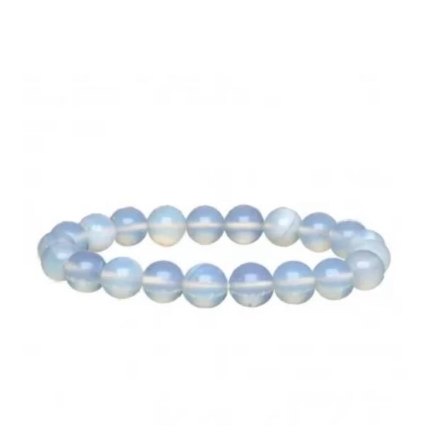 Pulsera elástica opalina