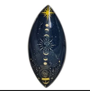 Porta incienso esmaltado - Aluminio - Fases de la Luna Zodiak