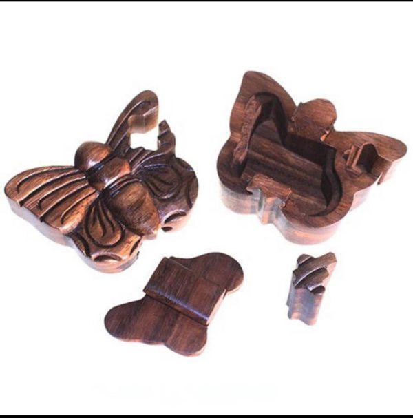 Caja mágica de Bali - Mariposa - Imagen 2