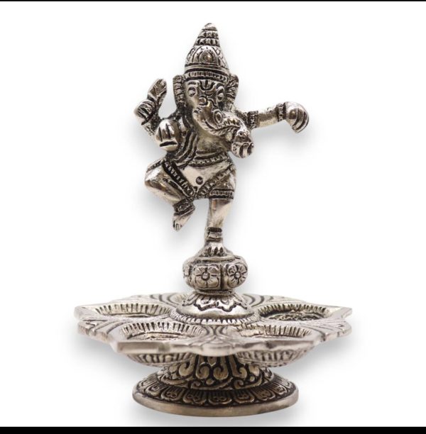 Porta Incienso Ganesha Danzante 14x10cm