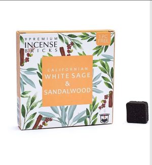 Aromafume ladrillos de incienso Salvia blanca y Sándalo
