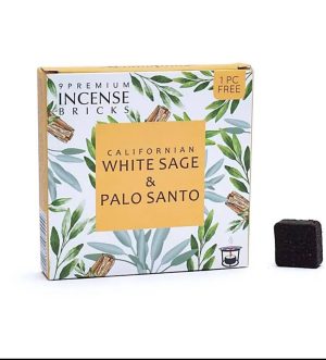 Aromafume ladrillos de incienso Salvia blanca y Palo santo