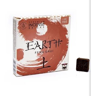 Aromafume Feng Shui ladrillos de incienso Tierra