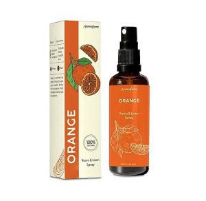 Aromafume spray ambiente y ropa de cama naranja