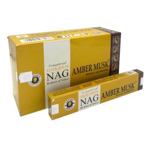 Incienso Golden Nag 15g - Almizcle de ámbar