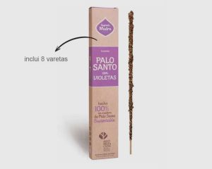 Incienso Palo Santo con violetas