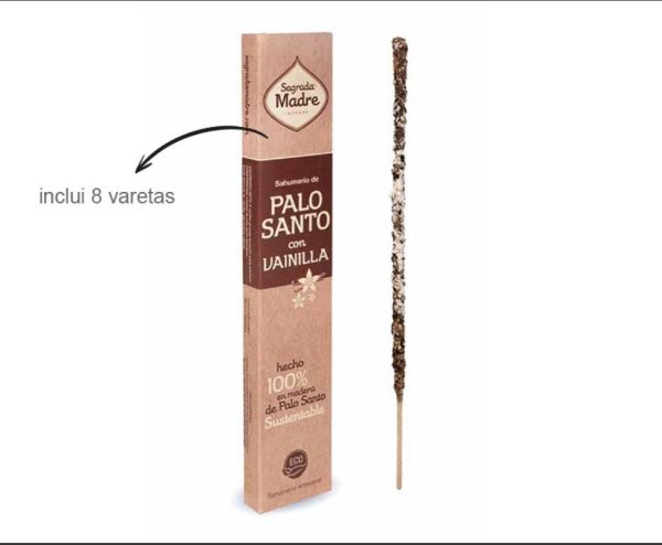 Incienso Palo Santo con Vainilla Sagrada Madre