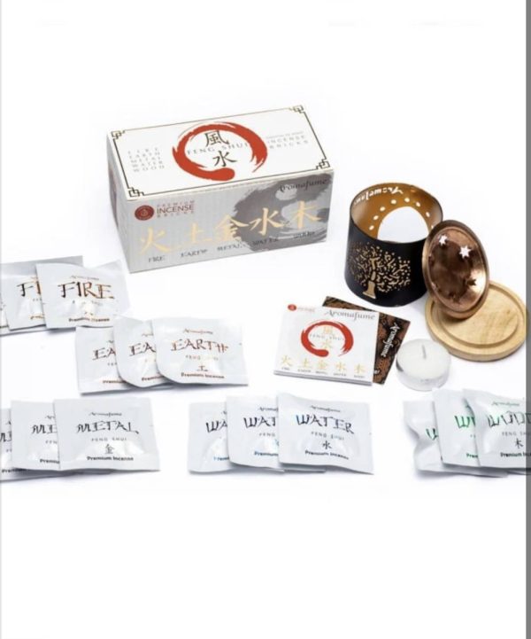 Aromafume Set Feng Shui: Difusor ladrillos de incienso - Imagen 3