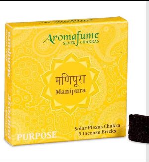 Aromafume Chakra ladrillos de incienso 3°chakra
