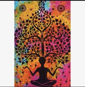 Tela de Algodón pintada 120x75cm