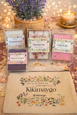Pack Wax melts artesanales
100% cera de soja
Hechas a mano