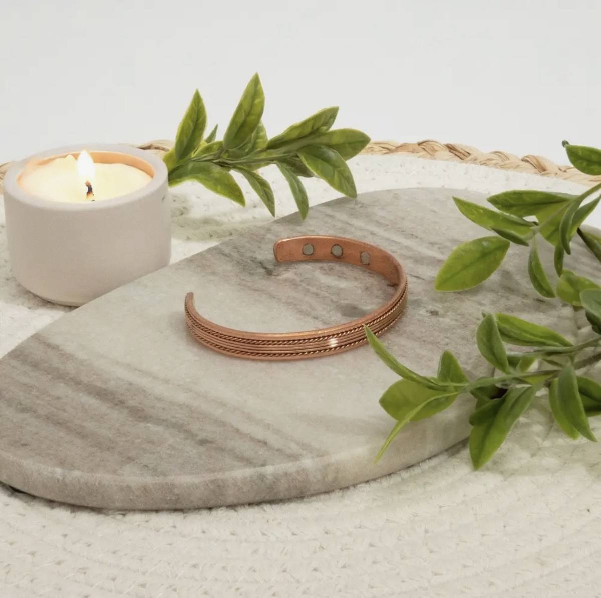 Brazalete de salud de cobre con 6 imanes prevent 9/16 Marz