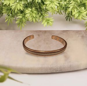 Pulsera de salud de cobre con 6 imanes ambas prevent 9/16