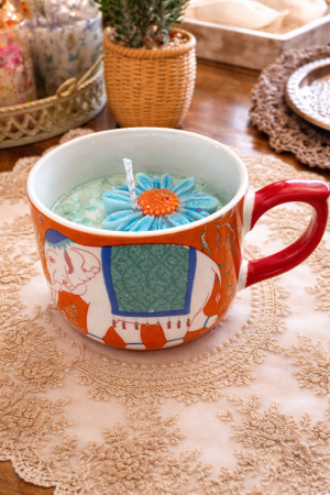 Vela Taza Elefante