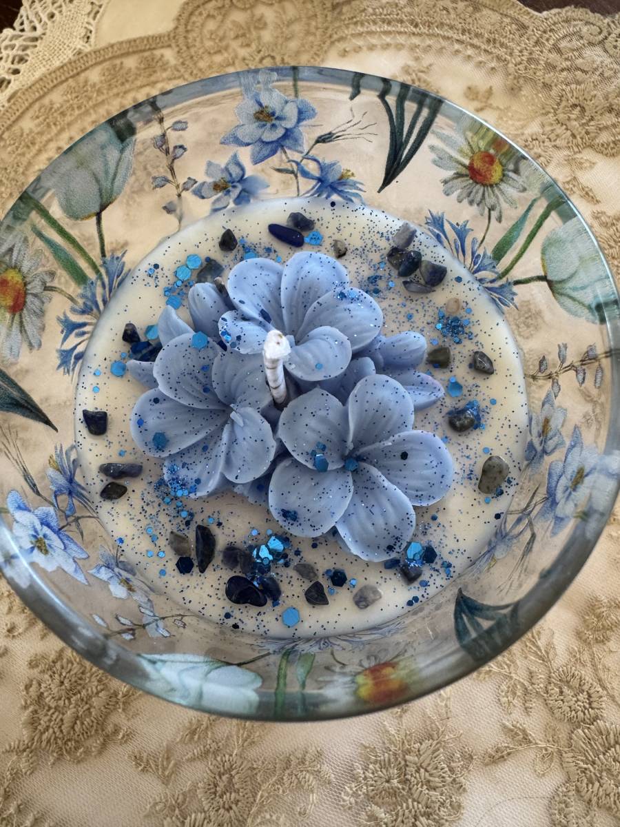 Vela de Bosque silvestre con flores - Imagen 2