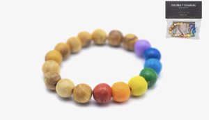 Pulsera palo santo chackras