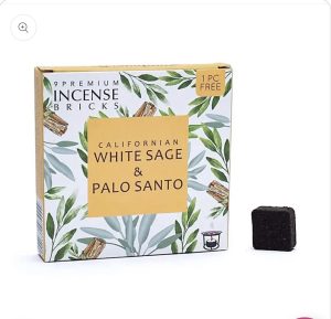 Ladrillos de salvia blanca con palo santo
